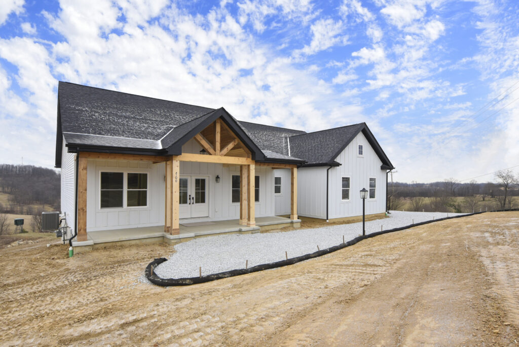 Custom design-build home exterior in Washington, Pennsylvania