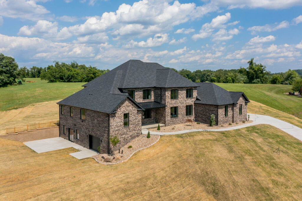 Custom design-build home exterior in Fallowfield Township, Pennsylvania